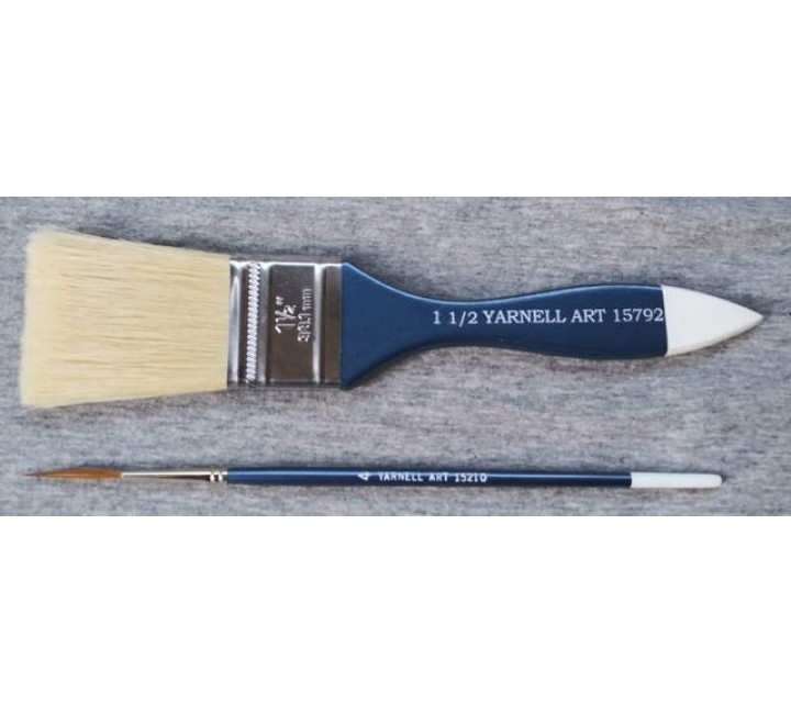oil brush 2 piece set