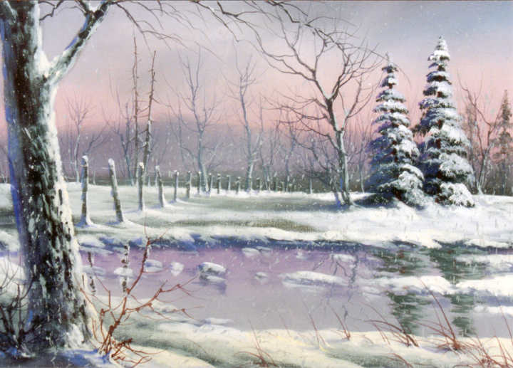 #8838 Snow Scene