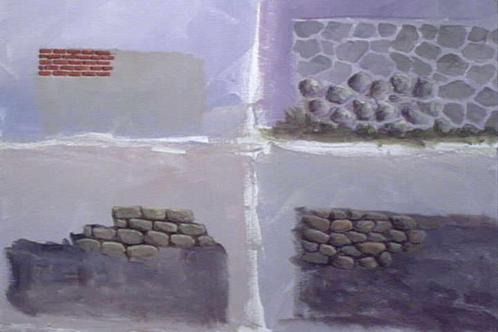 8968 Rock and Brick Walls Jerry Yarnell 8968 Rock and Brick Walls instructional acrylic painting video