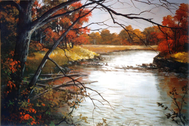 Jerry Yarnell 8986 Riverbend instructional painting video