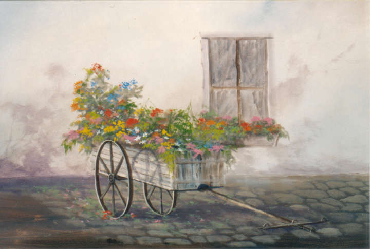 #9011 Flower Cart