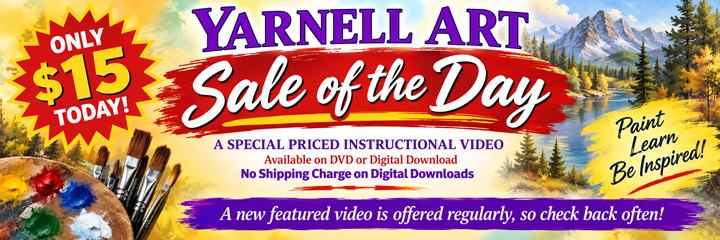 Yarnell Art $15 Sale of the Day instructional painting video