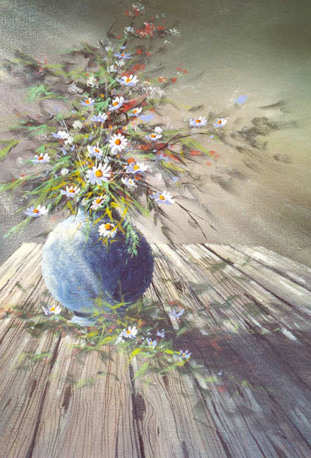 1103 Wild Flowers Jerry Yarnell 1103 Wild Flowers instructional acrylic painting video